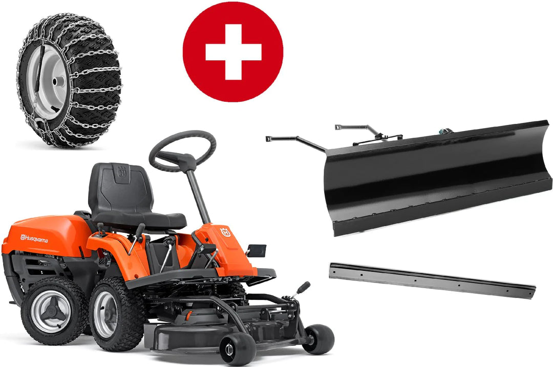 Husqvarna R 112C Tosaerba frontale 85 cm con pacchetto invernale