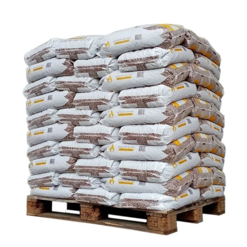 Pellet di legno Sunfire, 70 sacchi da 15 kg ciascuno