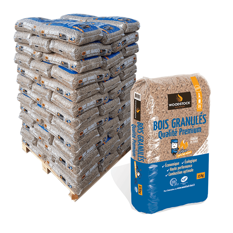 3 pallet di pellet da WOODSTOCK