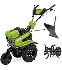 Trattore monoruota a benzina, 7 CV, 212 cm³, 2 marce avanti, 1 marcia indietro, larghezza di lavoro 620 mm