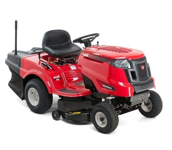 Trattorino MTD Smart RE 125 con cesto di raccolta erba integrato
