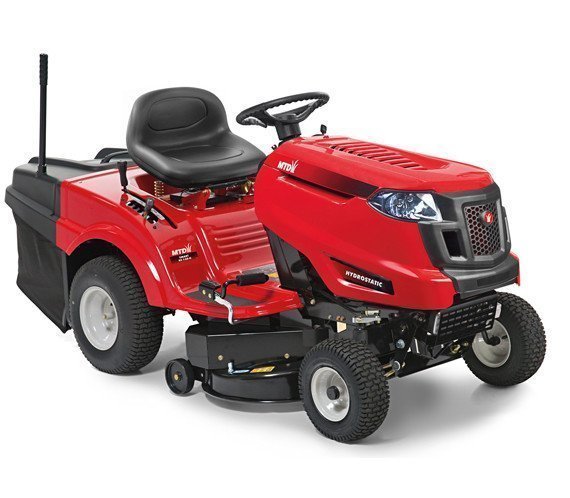 Trattorino MTD Smart RE 130 H con cesto di raccolta erba integrato
