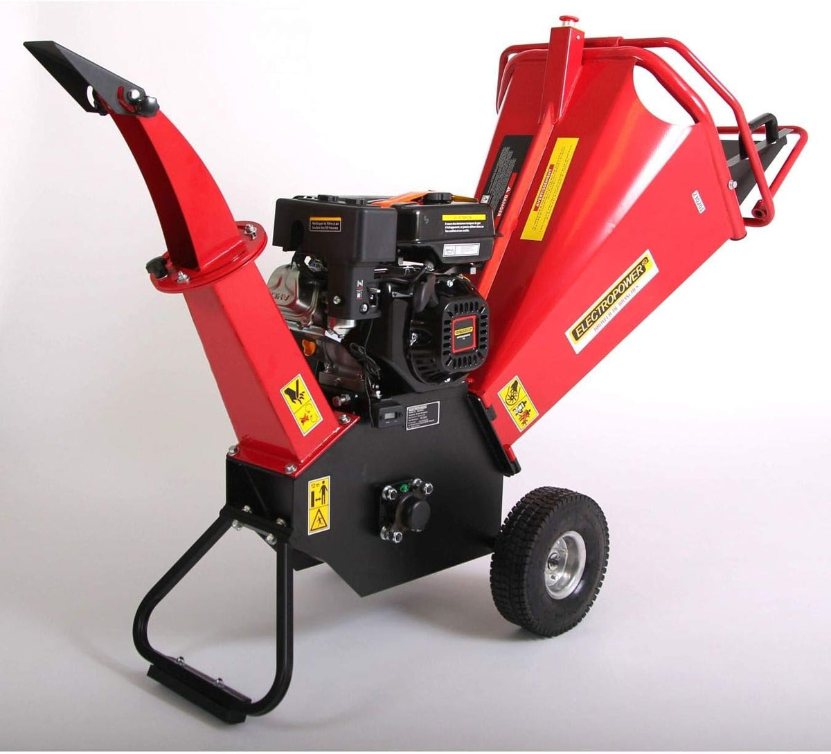 Trituratore da giardino a benzina con 7 CV e rotore da 100 mm