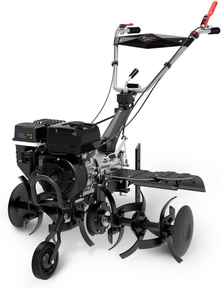 Trattore monoruota a benzina Tonino Lamborghini Garden Machinery 212 cm³, 7 CV, 3+1, 56 fino a 76 cm