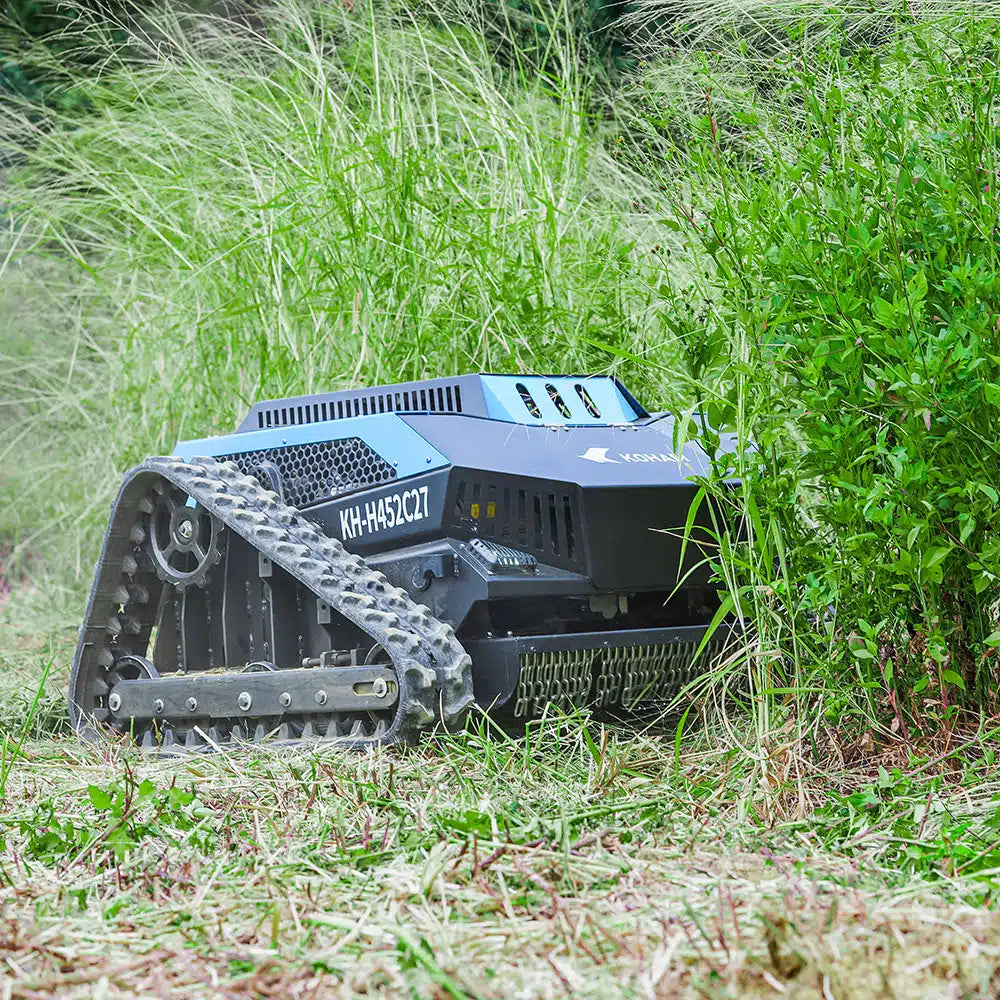 Tosaerba a cingoli telecomandato Koham KH-LM2427B per pendenze fino al 45°