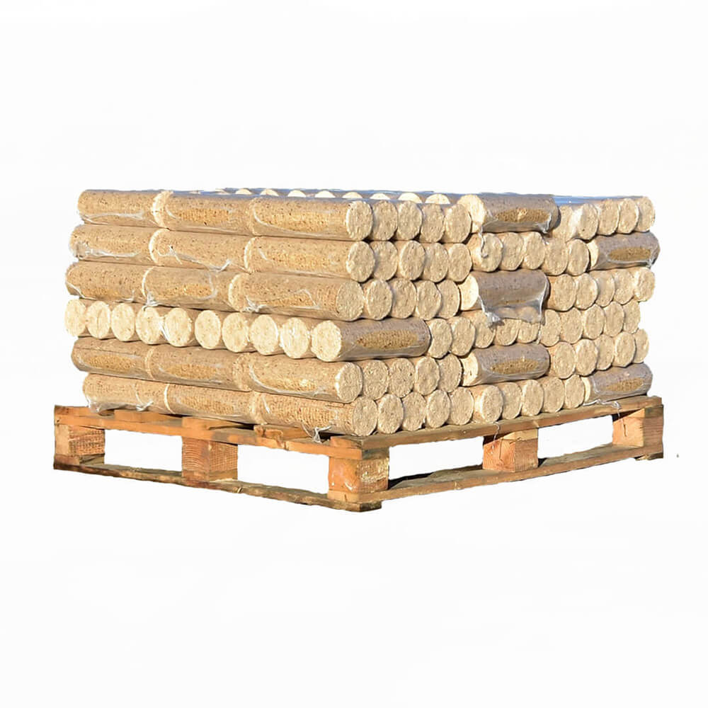 Bricchette di legno – mezza pallet