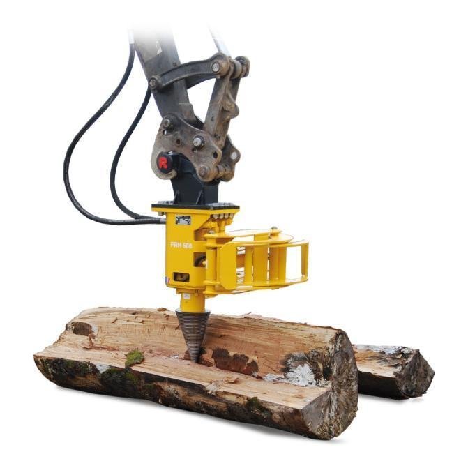 Spaccalegna conico Rabaud FRH 304 per miniescavatore