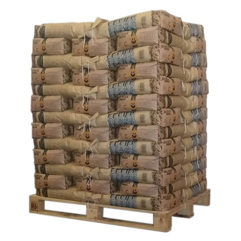Pellet Badger – Bancale da 65 sacchi da 15 kg