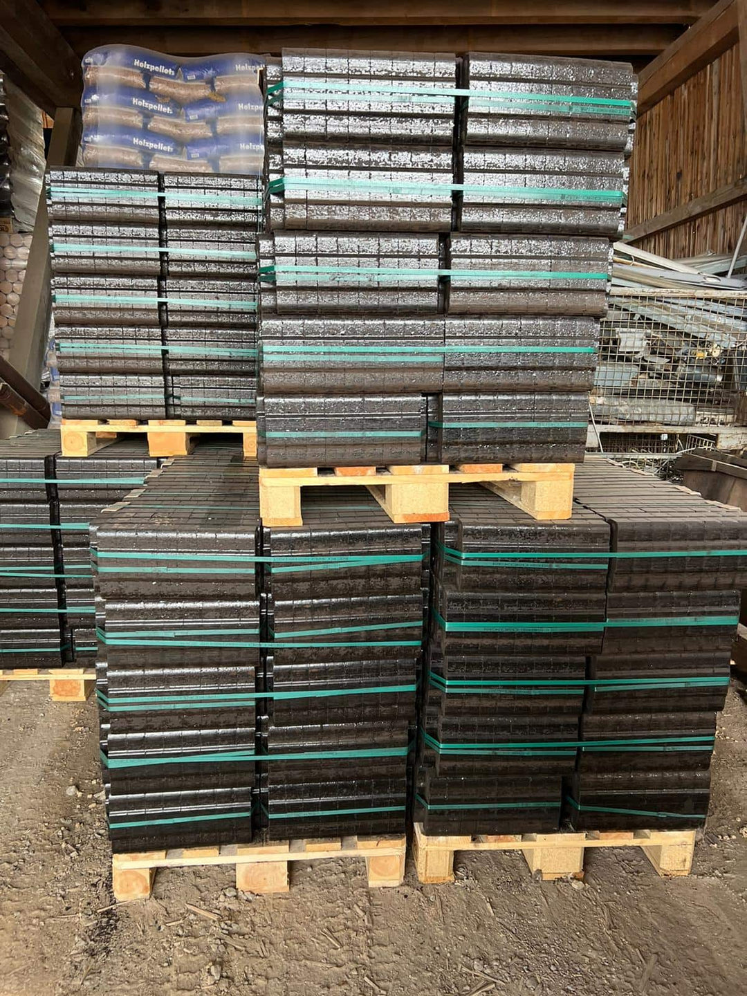 Bricchette di carbone REKORD, pallet contenente 1.000 kg