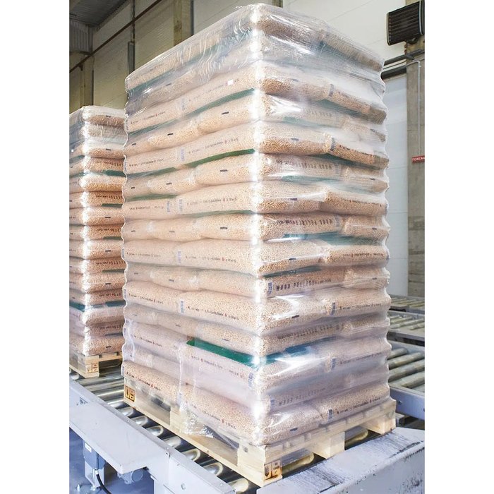 Pellet di legno REZULT Premium ENplusA1, pallet da 70 x 15 kg