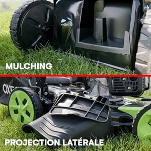 Rasaerba a benzina autopropulso largo 53 cm con cesto di raccolta da 65 litri
