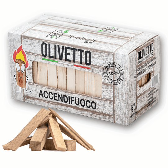 Legnetti accendifuoco faggio e abete in scatola da 8 kg (25 dm³)