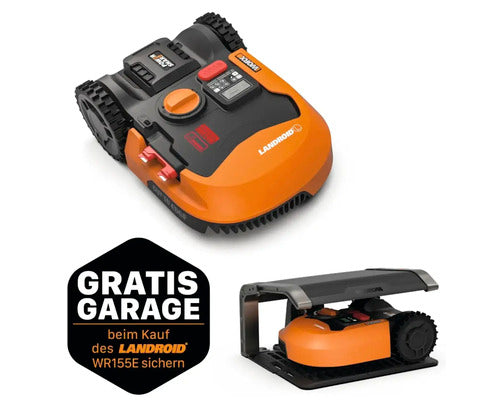 Robot rasaerba a batteria WORX 20V Landroid L2000 22 cm/2.000 m² con app WR155E, incluso materiale di installazione