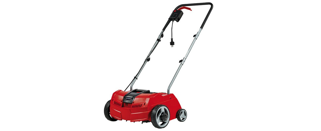 Trituratore da giardino elettrico, 2800 W, rullo di taglio, contenitore di raccolta da 60 litri, inversione del senso di rotazione, protezione contro il riavvio