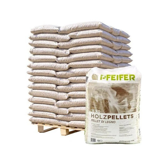 Pellet Pfeifer – Pallet contenente 70 sacchi da 15 kg ciascuno (1050 kg)