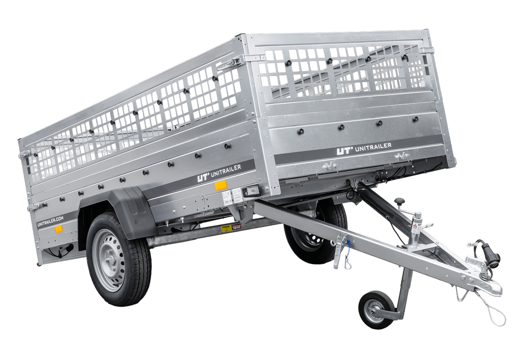 Rimorchio ribaltabile Unitrailer Garden Trailer 264 KIPP 2641 x 1256 mm peso totale ammesso 750 kg
