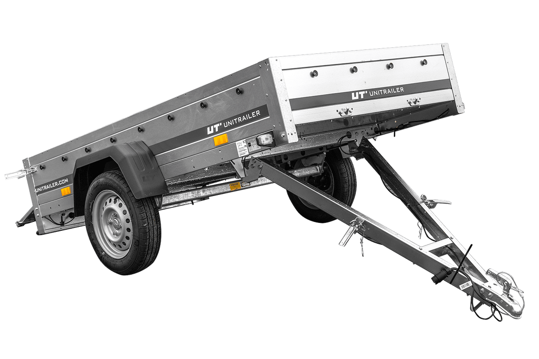 Rimorchio basculante a 1 asse Unitrailer Garden Trailer 230 Kipp 230 x 125 cm 750 kg