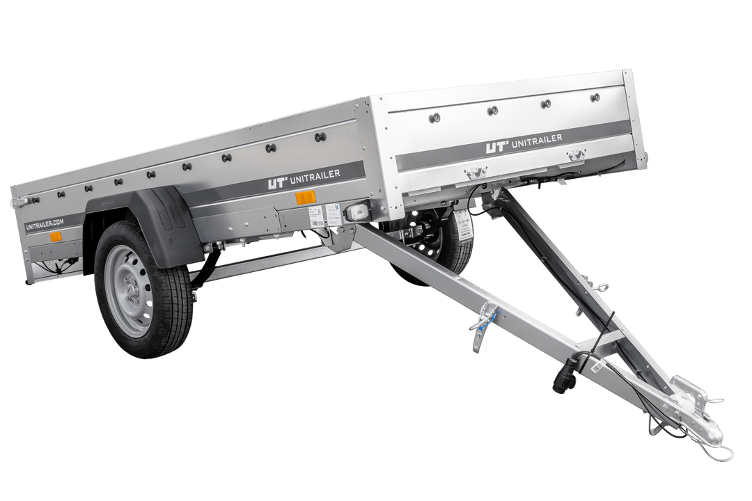 Rimorchio Unitrailer Garden 264/R KIPP 264 x 125, sospensione, peso totale consentito 750 kg