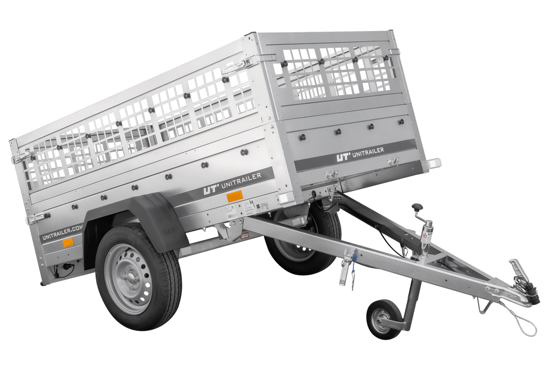 Rimorchio ribaltabile Unitrailer Garden Trailer 200 KIPP 200,6 × 106,3 cm, peso totale ammesso 750 kg