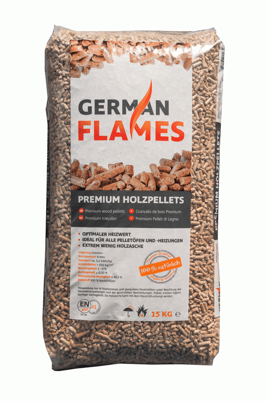 Pellet di legno Italia Flames 6mm ENplus A1