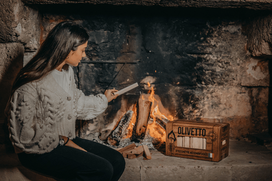 Legnetti accendifuoco faggio e abete in scatola da 8 kg (25 dm³)