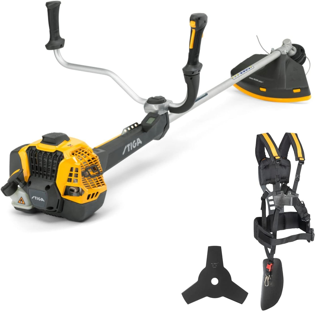 Stiga BC 760 B Decespugliatore a benzina, 52,8 cm³, larghezza di taglio 45 cm