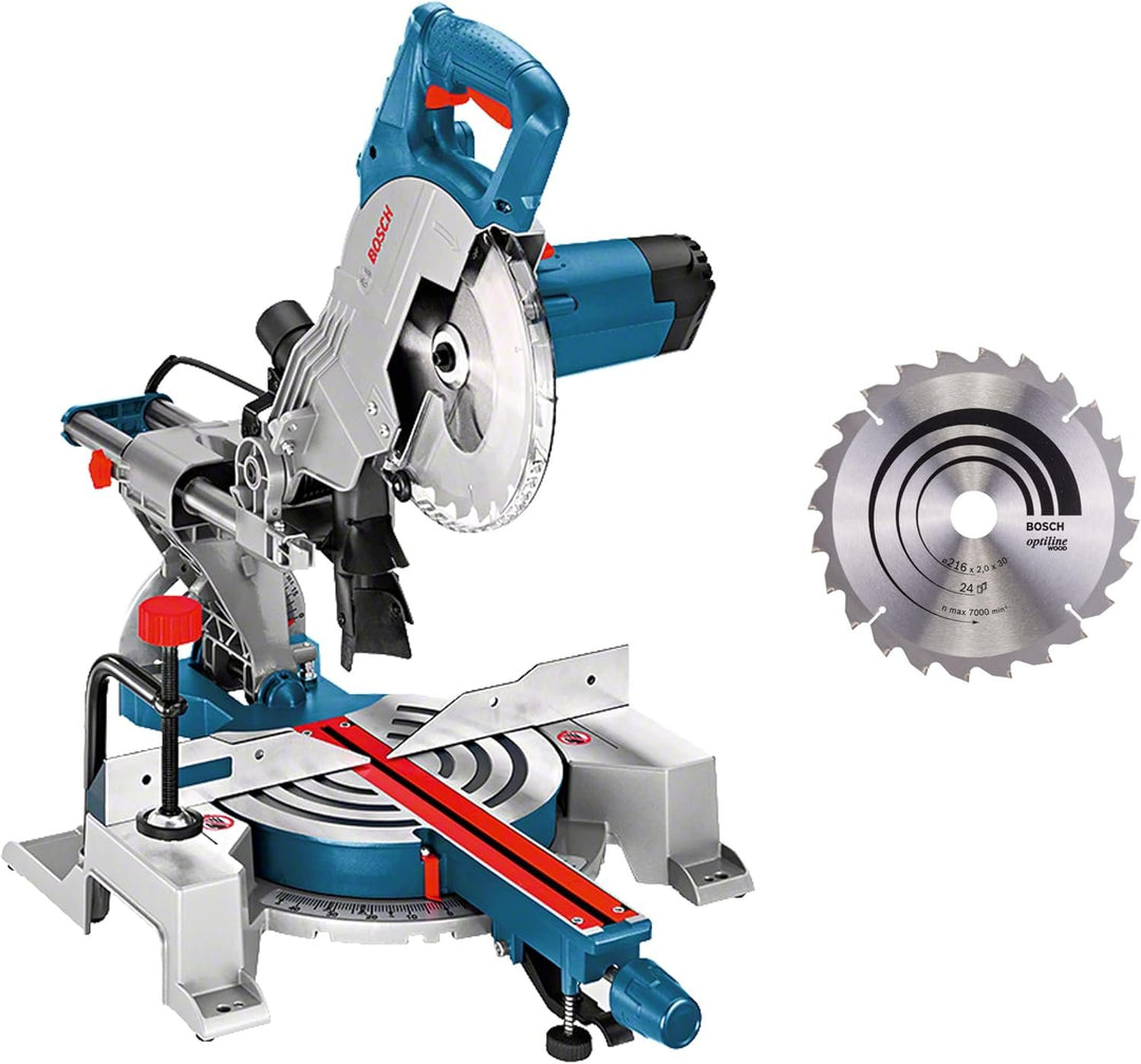 Segatrice radiale da 1400 W (alimentata a rete), Ø 216 mm, con 2 lame