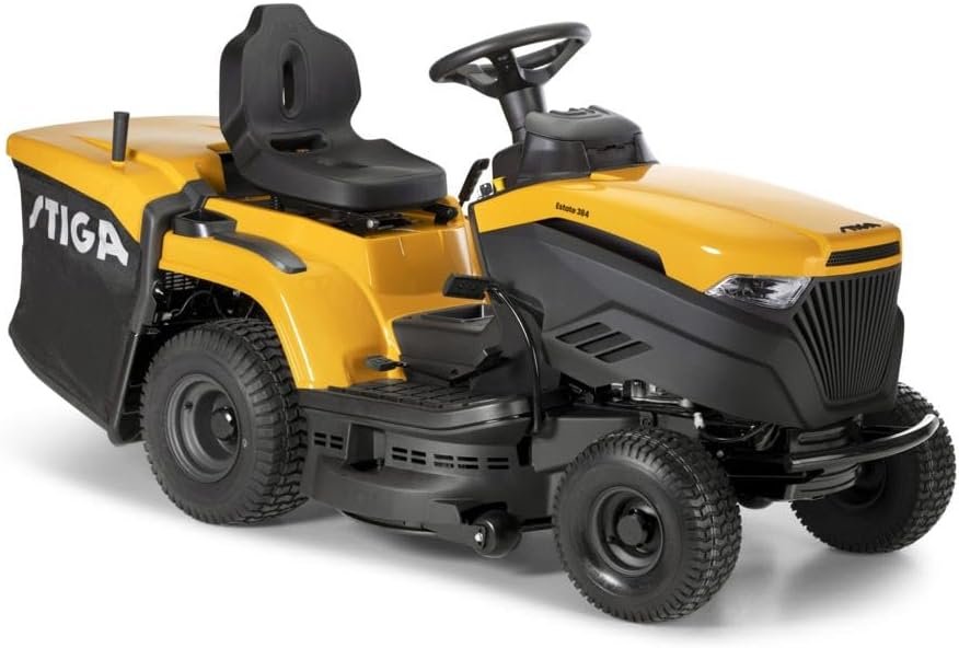 Trattorino rasaerba Stiga Estate 384, 432 cm³, 84 cm, trasmissione idrostatica, cesto raccoglierba da 240 litri