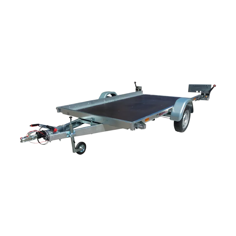 Rimorchio pianale Sorel PJ306F750NUE, peso totale consentito 750 kg, 306 x 166 cm