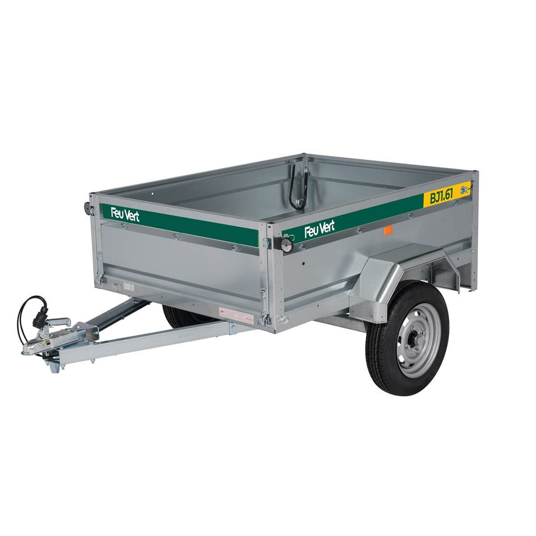 Rimorchio bagagli BJ1.61, 500 kg, 161 x 121 x 48 cm
