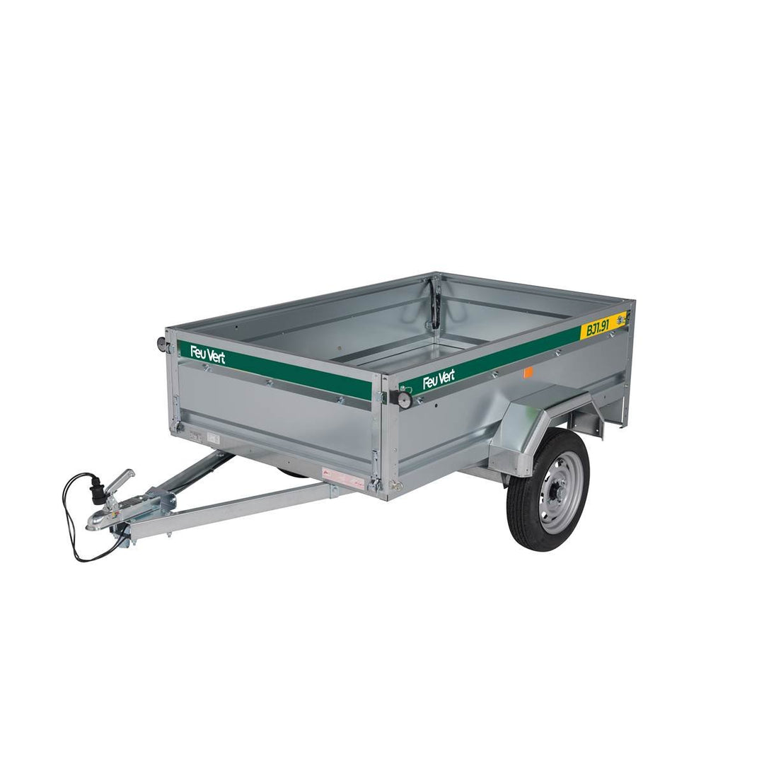 Rimorchio bagagli BJ1.91, 500 kg, 191 x 121 x 48 cm