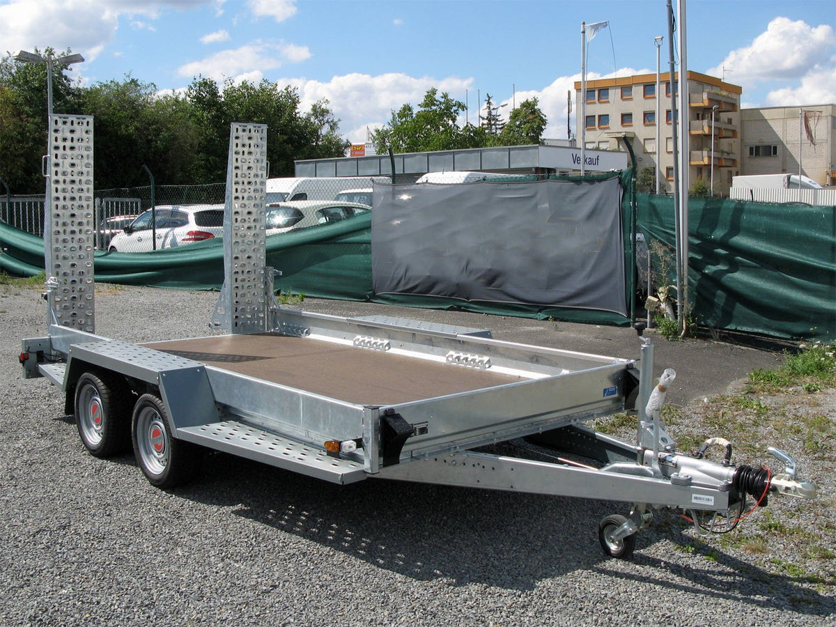 Rimorchio macchina Stema BMAT O2 35-40-18.2 con rampe in acciaio