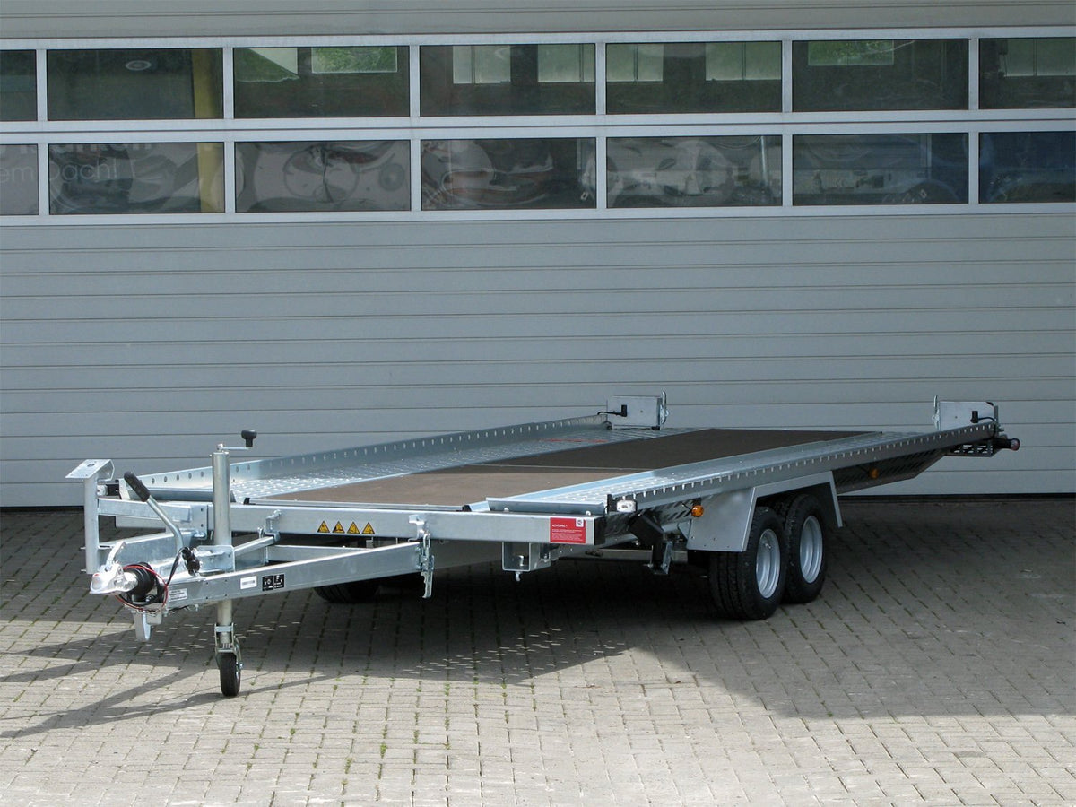 Stema Atour Grande ATH 30-49-21,2 rimorchio per trasporto auto con pianale centrale e supporto per verricello, 100 km/h