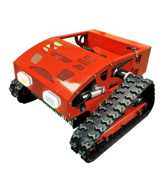 Rasaerba cingolato telecomandato, 7,5 CV, 196 cm³, larghezza di taglio 550 mm, altezza di taglio 10–180 mm, angolo di inclinazione 45°