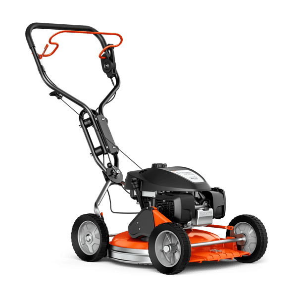 Tagliaerba a benzina, 48 cm, trazione anteriore, corpo in alluminio, funzione mulching